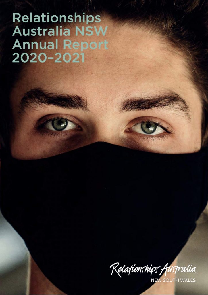 Relationships Australia NSW Annual Report 2020-2021 cover