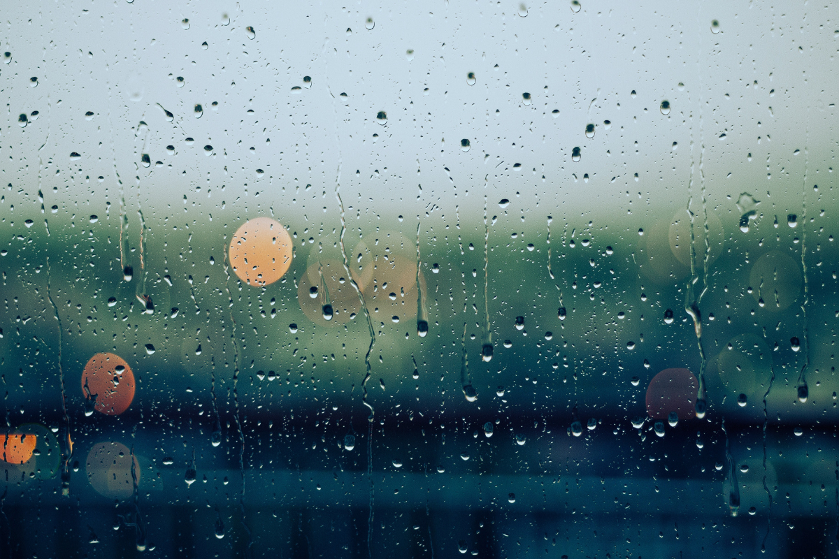 Rain on a window