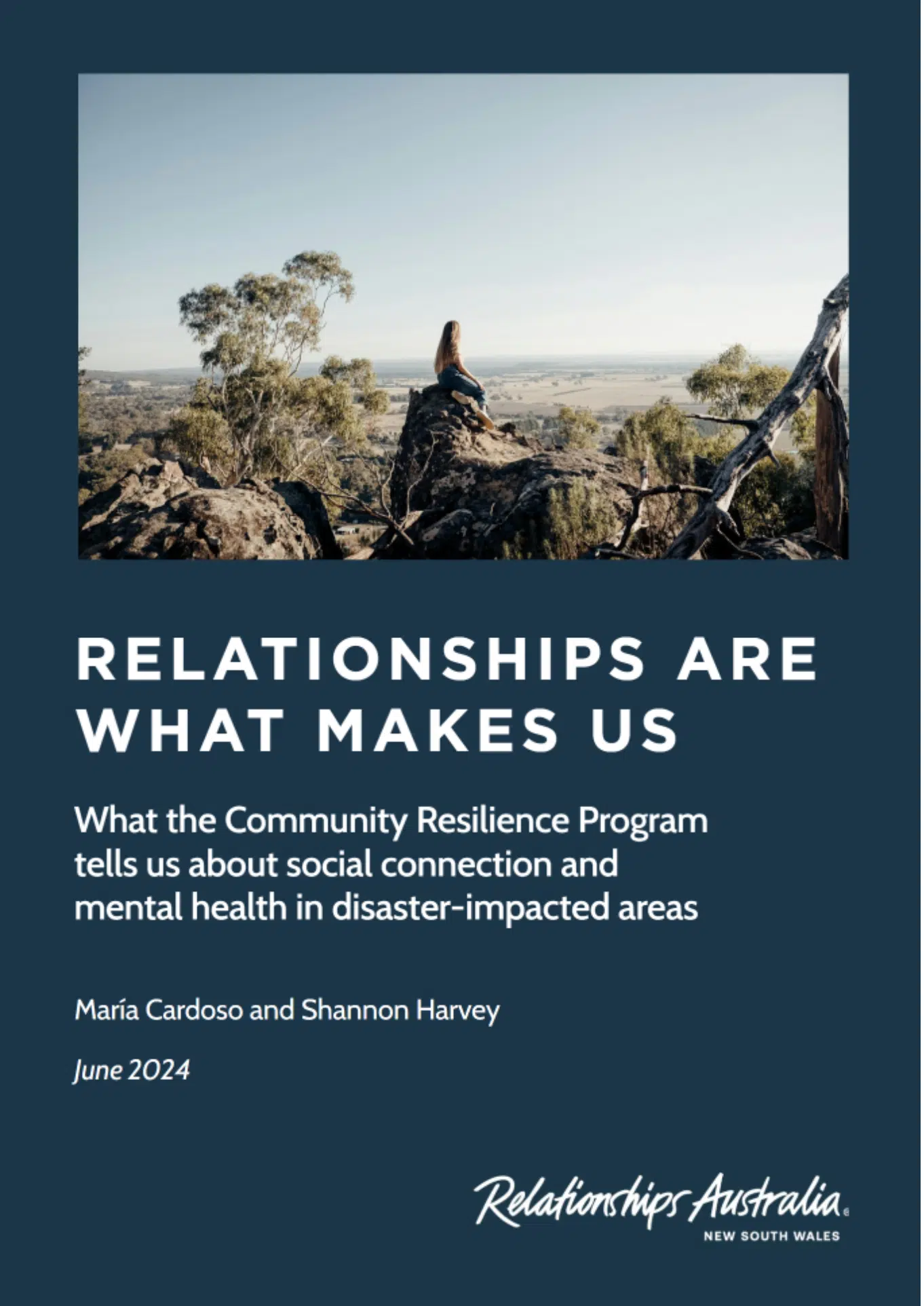 Relationships are what makes us front cover